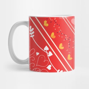 Red Bandana Pattern Mug